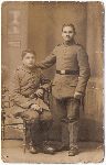 Szczepan Janicki (z prawej) podczas s�u�by w wojsku niemieckim w okresie I wojny �wiatowej (fot. ze zb. rodzinnych).