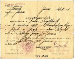 Za�wiadczenie o wpisie Wac�awa Szmytkowskiego do rejestru poborowych gminy Wilkowyja wystawione dn. 29 wrze�nia 1926 r. przez Komisarza Obwodowego w Jarocinie  (dok. ze zb. rodzinnych; udost�pni�a: Miros�awa Marciniak, Wilkowyja, https://pl-pl.facebook.com/wilkowyja.lutynia.mlyn/).