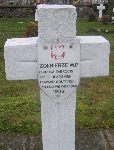 Tadeusz Zabrocki, upami�tniony na imiennej tablicy epitafijnej na cmentarzu wojennym w Sochaczewie - Trojanowie, Al. 600-lecia. Stan z 2005 r.