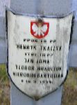 Teodor Hradczuk, upami�tniony na imiennej tablicy epitafijnej na kwaterze wojennej na cmentarzu rzymskokatolickim w Rybnie. Stan z 2005r.