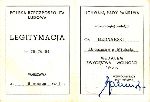 Legitymacja Medalu Zwyci�stwa i Wolno�ci 1945 r. wydana Bronis�awowi Bednarskiemu przez Przewodnicz�cego Rady Pa�stwa w dniu 5 marca 1976 r. (dok. ze zb. rodzinnych).