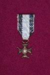 Awers Krzy�a Srebrnego Orderu Wojennego "Virtuti Militari" pp�k. Wiktora Feliksa Arnolda-Russockiego (pami�tka ze zb. prywatnych).