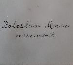Wizyt�wka ppor. Boles�awa Wiktora Meresa, 1936-1939 (fot. ze zb. rodzinnych).