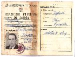 Ksi��eczka wojskowa W�adys�awa Bryski wydana dn. 20 kwietnia 1959 r. (dok. ze zb. rodziny Brysk�w z Nawry). 