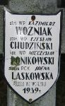 Mieczys�aw Ponikowski, upami�tniony na imiennej tablicy epitafijnej na wydzielonej kwaterze na cmentarzu rzymskokatolickim w Juliopolu.