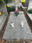 Lucjan G�ska upami�tniony na imiennej tabliczce epitafijnej jednej z mogi� w obr�bie kwatery A 17 Cmentarza Wojskowego w Warszawie. Stan z dn. 1 listopada 2018 r. (fot. udost�pni�a: Teresa Ja�kiewicz).