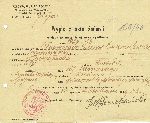 Wypis z aktu �mierci W�adys�awa Ewarysta Duczmalewskiego wystawiony dn. 28 listopada 1939 r. w szpitalu wojennym nr 802 w Gi�ycach przez Urz�dnika Stanu Cywilnego Rzymskokatolickiej Parafii Gi�yce (dok. ze zb. rodzinnych).