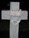 Zygmunt Mazurek, upami�tniony na imiennej tablicy epitafijnej na cmentarzu wojennym w Sochaczewie - Trojanowie, Al. 600-lecia. Stan z 2005 r.