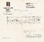 Zawiadomienie o �mierci i poch�wku kpt. Edwarda Mamunowa wys�ane dn. 14 czerwca 1941 r. jego matce Weronice Mamunow przez Niemiecki Czerwony Krzy� (dok. ze zb. rodzinnych).