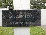Henryk Rietz upami�tniony na imiennej tablicy epitafijnej w obr�bie kwatery wojennej na cm. parafialnym w Zdunach. Stan z dn. 24. 07. 2011 r. (fot. Micha� Borkowski).