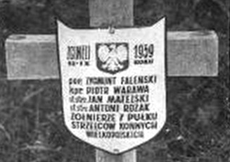 Be�ch�w, mogi�y zbiorowe (1966r. - �r�d�o: Zbigniew Szacherski, Wierni przysi�dze, PAX, Warszawa 1966).