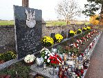 M�kolice, mogi�a zbiorowa. Stan z dn. 1 listopada 2018 r. (fot. K. Przybysz).