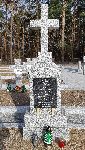 Rydwan (Gu�nia), cmentarz wojenny. Stan z dn. 16 lutego 2023 r. (fot. Agnieszka Mitek).