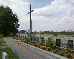 M�kolice, mogi�a zbiorowa. Stan z dn. 01. 08. 2010 r. [fot. Staszek S�omczy�ski "staahoo" (��d�) / http://staahoo.blox.pl].