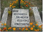 Bartniki, mogi�a indywidualna. Stan z 2003 r. (fot. Ryszard Detkiewicz - Urz�d Gminy Puszcza Maria�ska).