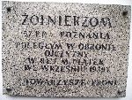 ��czyca, ul. Kaliska, kwatera wojenna. Stan z dn. 8 wrze�nia 2011 r. (fot. Zbigniew Adamas).