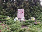 Stryk�w, ul. Cmentarna, mogi�a zbiorowa. Stan z dn. 31. 10. 2011 r. (fot. Zbigniew Adamas).