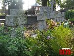 Plecka D�browa, mogi�y zbiorowe. Stan z dn. 26. 08. 2011 r. (fot. Tomasz Karolak).