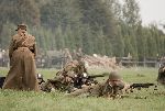 �omianki, dn. 10. 09. 2011 r. Widowisko plenerowe pt.: "Bitwa pod �omiankami 1939" (fot. �ukasz Wojtczak).