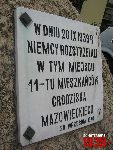 Grodzisk Mazowiecki, ul. �yrardowska, pomnik. Stan z dn. 06. 09. 2012 r. (fot. Tomasz Karolak).