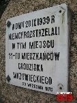 Grodzisk Mazowiecki, ul. �yrardowska, pomnik. Stan z dn. 06. 09. 2012 r. (fot. Tomasz Karolak).