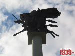 Warszawa, Rondo Jazdy Polskiej, pomnik. Stan z dn. 26 wrze�nia 2016 r. (fot. Tomasz Karolak).