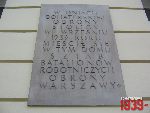 Warszawa, ul. Warecka, tablica pami�tkowa. Stan z dn. 26 wrze�nia 2016 r. (fot. Tomasz Karolak).